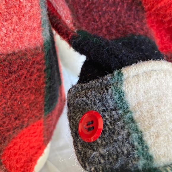 LL BEAN vintage wool box plaid shacket~ - Picture 5 of 6